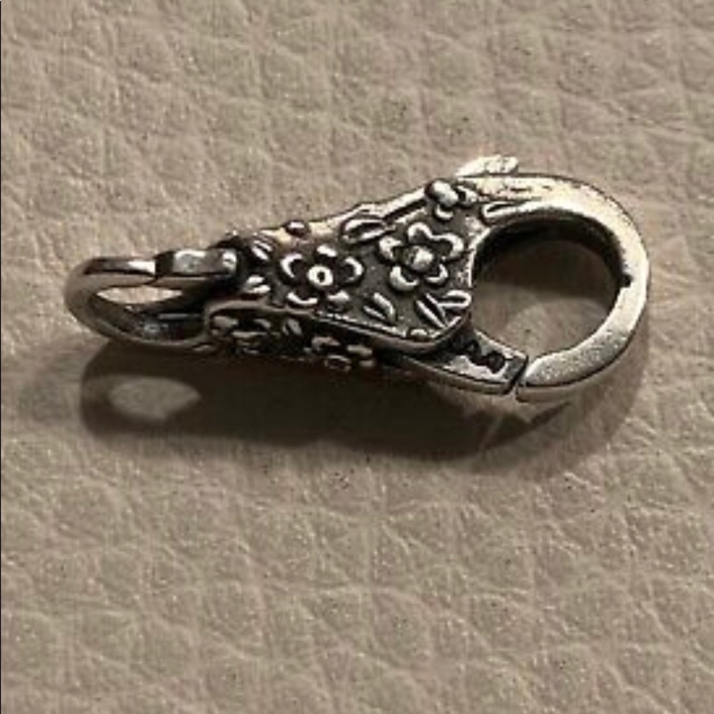 Trollbeads Silver Lace Clasp. Preowned.